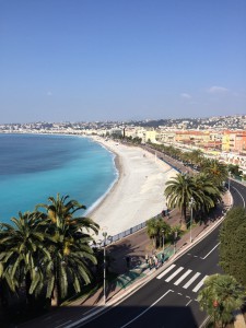 Nice capitale de la Côte d'Azur et la promenade des Anglais 