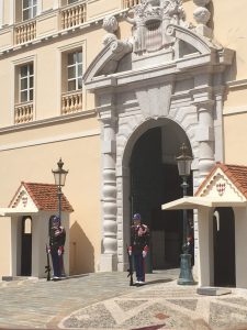 palace and guards Old town Monaco