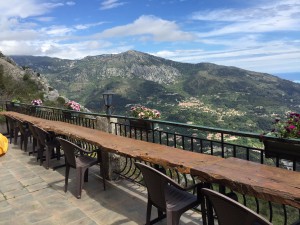 VUE de Sainte agnes, Pays mentonnais, Côte d'Azur