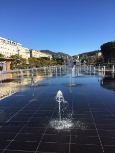 Visite guidée de Nice, Place massena Nice, Fontaine visite guidée