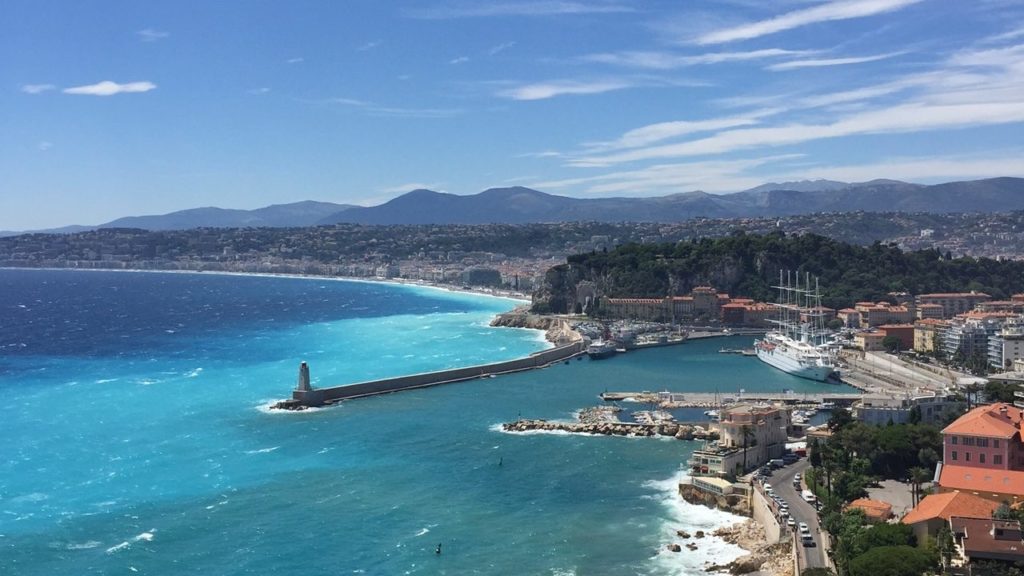 Nice ville vue mer, baie des anges