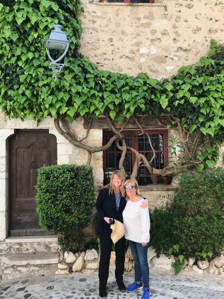 Ladies tour, in st paul de vence, street of the church nearby the town hall, of Saint Paul de vence